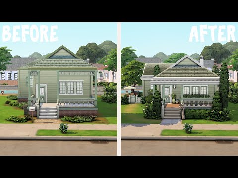 Streamlet Single || Renovating Base Game || The Sims 4: Speed Build