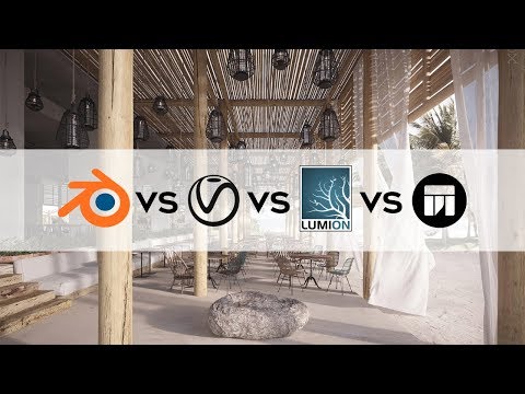 Guess the Best Renderer? Vray vs Lumion vs Twinmotion vs Blender Cycles