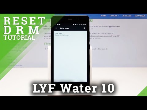 How to Reset DRM in LYF Water 10 - Delete DRM Licenses