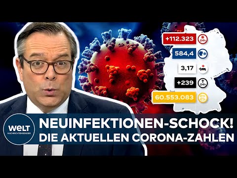 AKTUELLE CORONA-ZAHLEN: Neuinfektionen-Schock! Erstmals über 100.000 - RKI meldet Inzidenz bei 584,4
