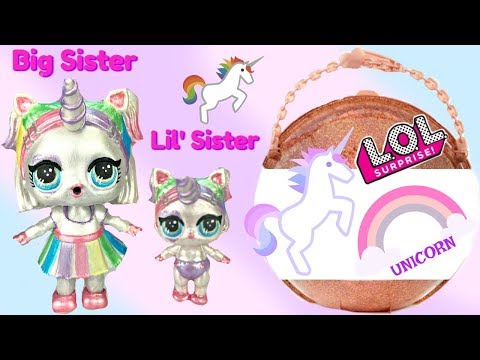 Searching for LOL Big Surprise Magical Unicorn Doll & Lil' Sister