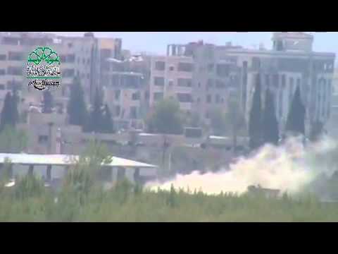 استهداف جيش الإسلام بقذائف الهاون مواقع قوات النظام في بلدة المليحة في ريف دمشق