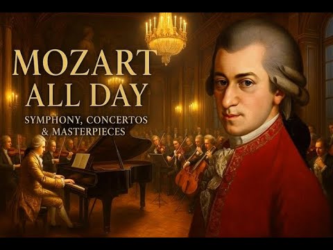 ⭐⭐⭐ Mozart All Day – Efeito Mozart 10 Horas para Estudo, Foco e Trabalho ⭐⭐⭐