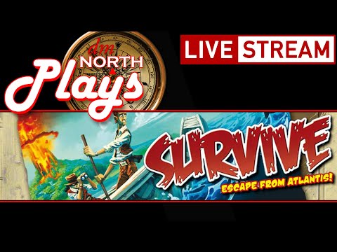 Survive: Escape from Atlantis Board Game Gameplay | All Expansions (Twitch/YouTube Live Stream)