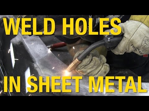 Filling Holes in Sheet Metal Using a MIG Welder & TIG Welder! Metal Fabrication at Eastwood