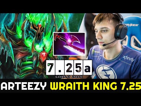 ARTEEZY Wraith King - Monster Sleep in Jungle Cancer Gameplay 7.25 Dota 2
