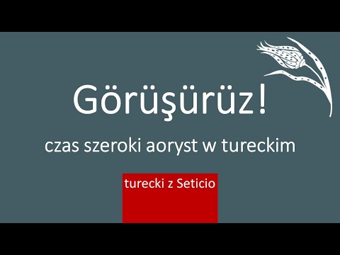 36. AORYST - turecki czas szeroki | Geniş Zaman | Turecki z Seticio | Lekcja 36