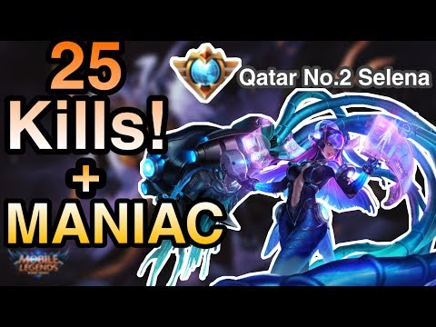 Selena Supreme Gameplay | 25 KILLS + MANIAC 99% stun accuracy