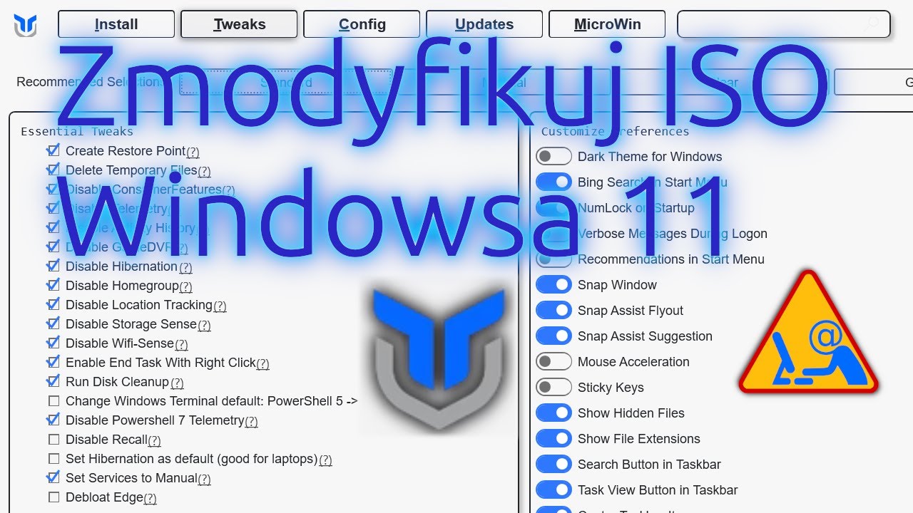 Guide - modify your Windows 11 installation ISO