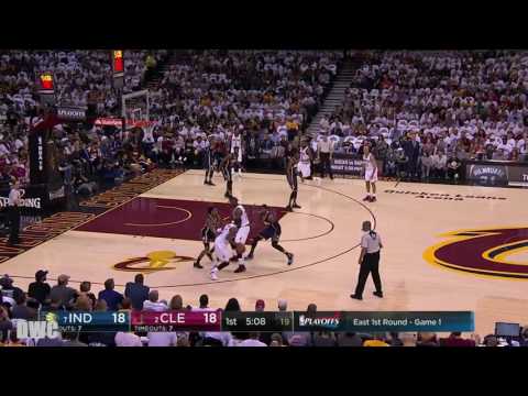 Paul George Defense On LeBron James, April 15, Playoffs 2017, R1G1