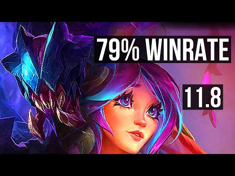REK'SAI vs LILLIA (JUNGLE) | 79% winrate, 7/1/6, Dominating | EUW Challenger | v11.8