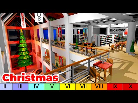 3D MALL - Earthquake Comparison (int. 1-12)