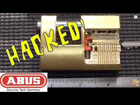 Spyna Abus 6806K/85 NEON mėlynas (square chain) video