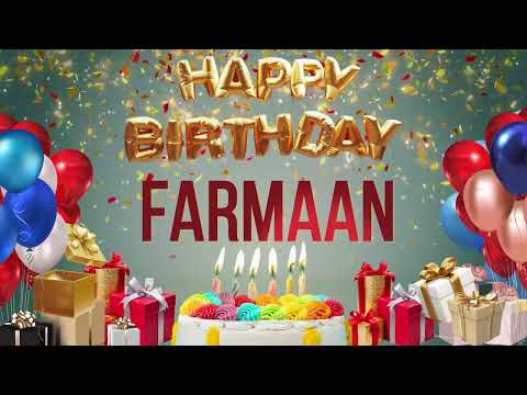 Farmaan - Happy Birthday Farmaan