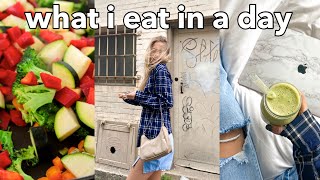 What I eat in a day (realistic, healthy, & easy meals)
