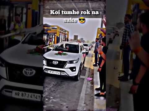 FORTUNER AT TOLL X HARYANA HOOD 🔥 | Jatin The Racer | #shorts
