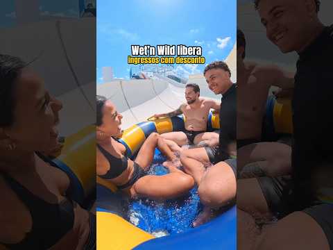 🌊 WET’N WILD COM DESCONTO + INAUGURAÇÃO DA KOBRA! 🐍🎢