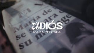 Kadr z teledysku ADIÓS tekst piosenki María Becerra