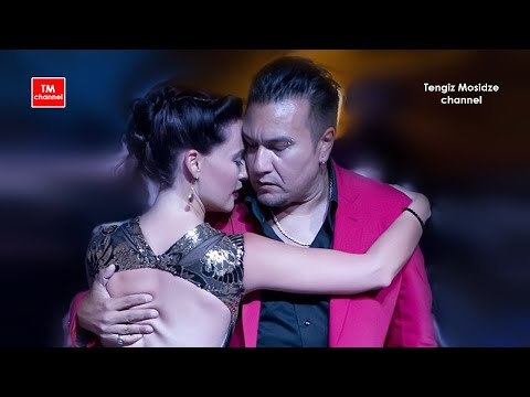  Juana Sepulveda  and  Mariano Frumboli  are  dancing  to  the  vals  "  Rosamel  "  by  Carlos di Sarli  at  Planetango Moscow  in  2015
