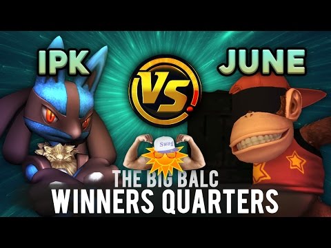 The Big Balc - Winners Quarters - R3 | iPunchKidsz (Lucario) VS VGz | Junebug (Diddy Kong)