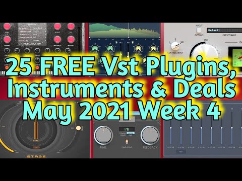 25 NEW Best FREE Audio VST PLUGINS, Vst Instruments, Sample Packs & HUGE DEALS - May 2021 Week #4