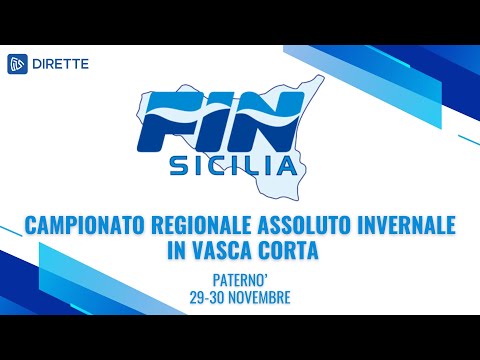 NUOTO | Campionato Regionale Assoluto Invernale | Mattina Domenica 30 Novembre 2025