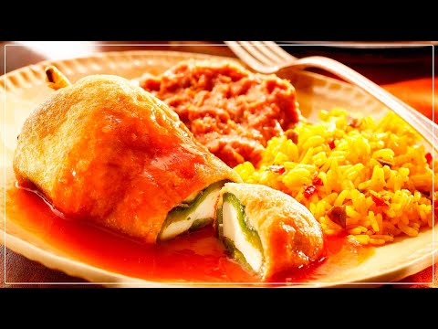 Receta de chile relleno en salsa roja