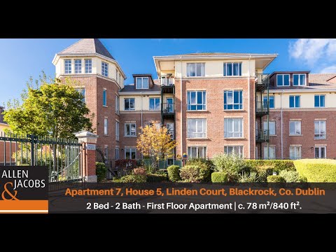 Apartment 7, House 5, Linden Court, Grove Avenue, Blackrock, Co  Dublin