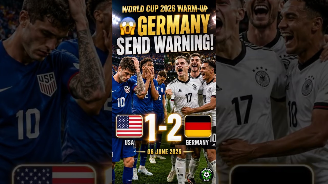 USA 1-2 Germany 😱 | Germany Beat World Cup Hosts! | Match Highlights & Goals