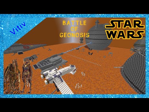 Star Wars: Battle of Geonosis - A Minecraft Adventure Map - Showcase & World Download