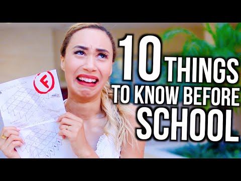 10 Things To Know Before Going BACK TO SCHOOL! | MyLifeAsEva Video