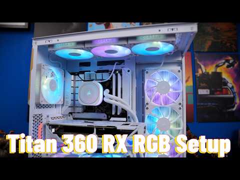 Corsair iCue Link Titan 360 RX RGB Setup and wiring guide
