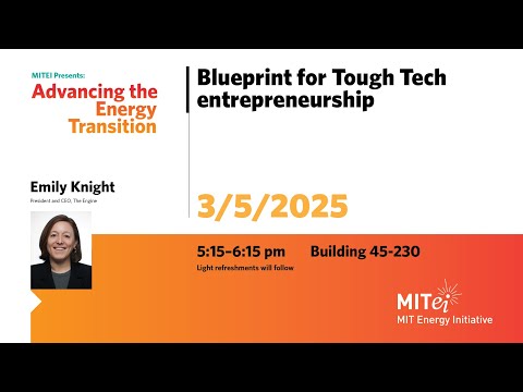 Blueprint for Tough Tech entrepreneurship with Emily Knight