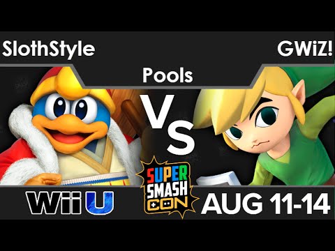 SSC16  - SlothStyle (DDD) vs GWiZ! (Toon Link) Pools - Smash 4