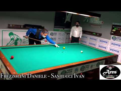 BILIARDO. Gara Nazionale Gioia Tauro 9/12/21 STECCHE ARES con Daniele Frezzolini
