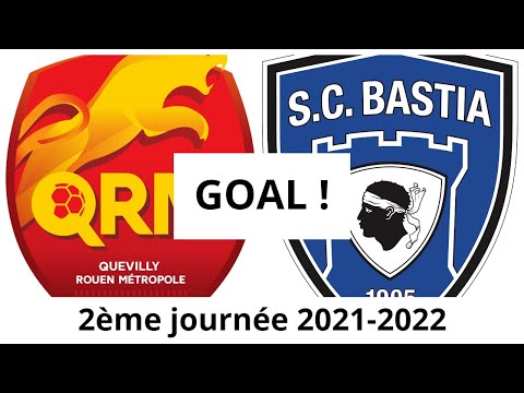 Quevilly-Rouen Métropole - Bastia [0-(1)] GOAL 24' (Diongue M.)