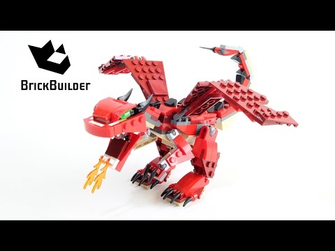 Vidéo LEGO Creator 31032 : Les créatures rouges