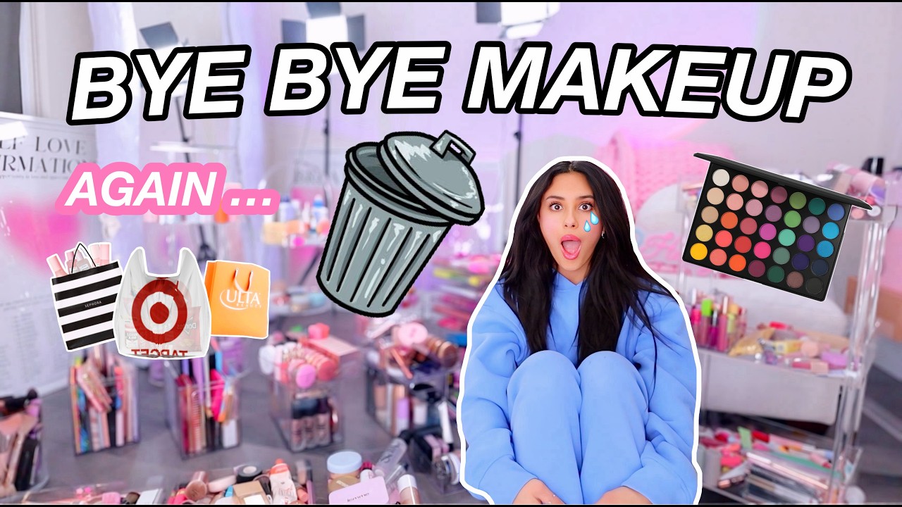 so I... ☆ DECLUTTERED ☆ my ENTIRE makeup collection | honeybobabear