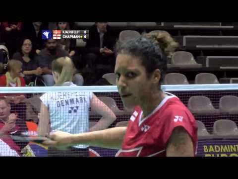 Finals - WS - Line Kjaersfeldt (DEN) vs Fontaine Mica Champman (ENG) - EMTC 2015