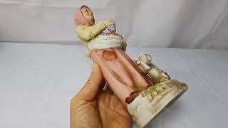Vintage Homco Farm Old Lady Figurine