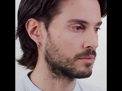 Moderní ocelová single náušnice Ink BIK21