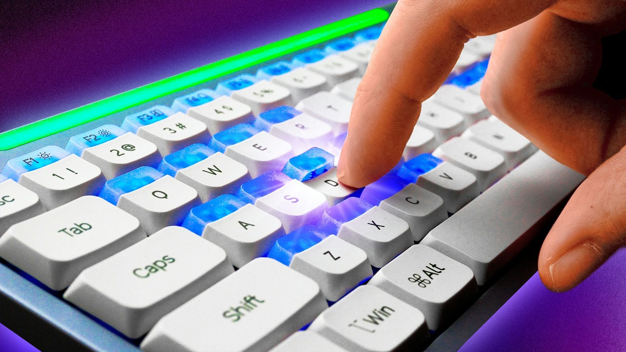 They fit 100 keys into 64 spaces - Nics Hesper64 keyboard