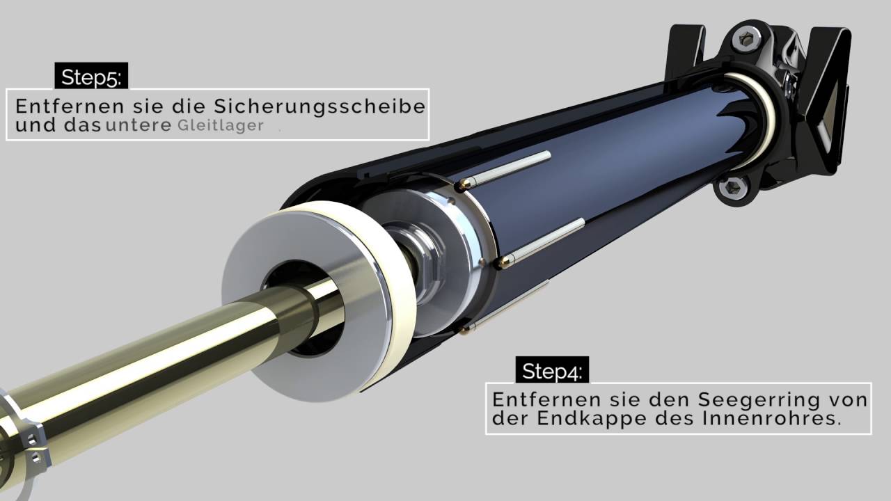 BikeYoke Servicekit Revive/Divine ø 34.9 mm mit Federring