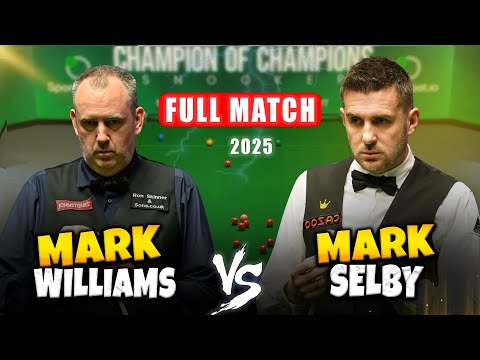 Mark Williams vs Mark Selby Champion of Champions 2025 Snooker Full Match