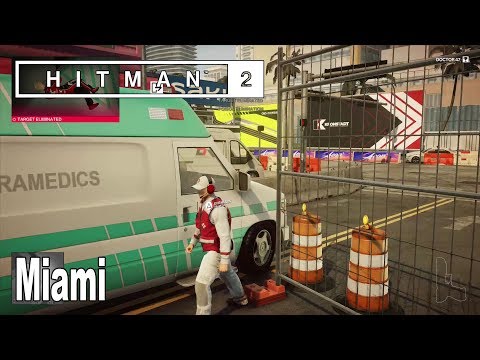 Hitman 2 - Master Difficulty, No Detection Miami Walkthrough [HD 1080P]