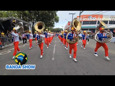 Banda Marcial FANPOP no Concurso de Bandas e Fanfarras de Cruz das Almas 2024