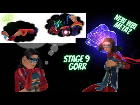 NEW SPEED META ? KAMALA KHAN T3 -  MS.MARVEL NO BUILD / CTP VS GORR STAGE 9 | Marvel Future Fight