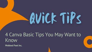 4 Canva Basic Tips You May Want to Know