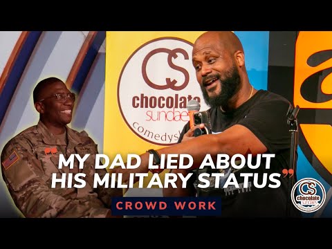 My Dad Lied About His Military Status - Sydney Castillo - Chocolate Sundaes Comedy - CROWD WORK
