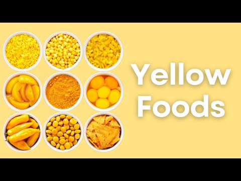 The health benefits of YELLOW foods!